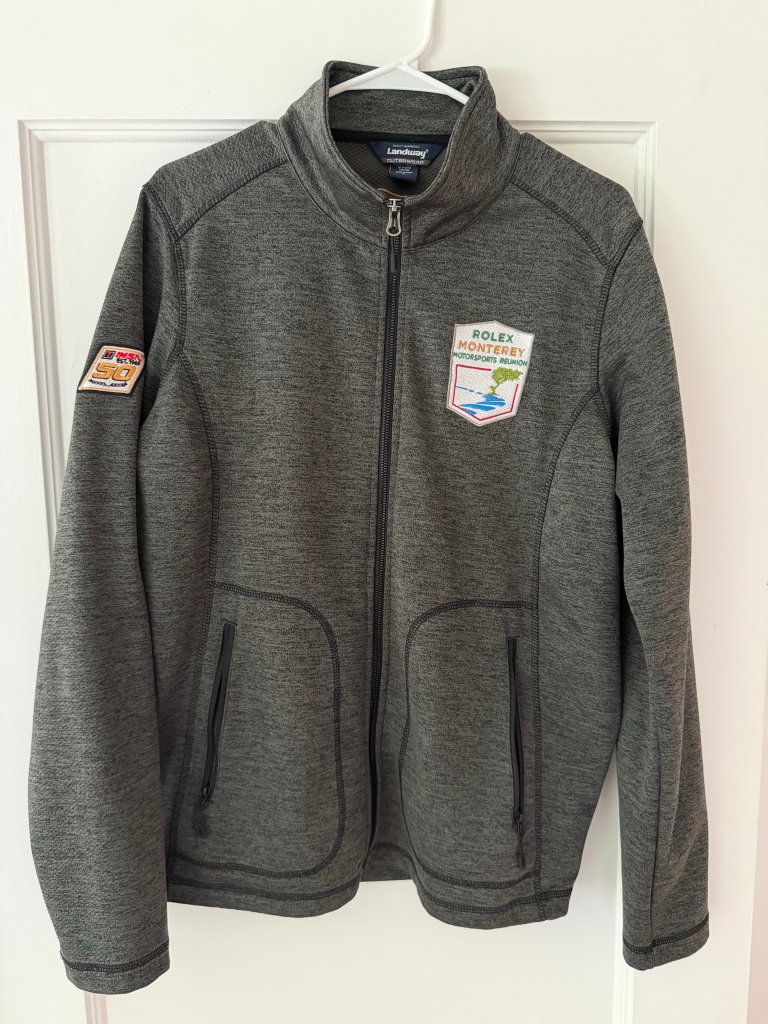 Landway  Rolex Monterey Motorsports Reunion Imsa 50 Fleece  Gray  Size M